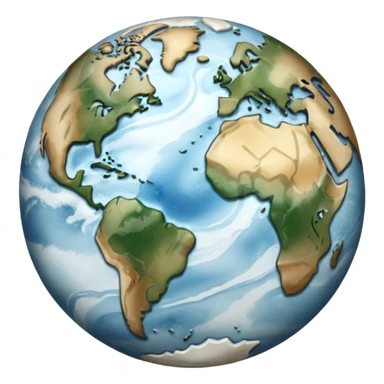 Albinism earth sticker