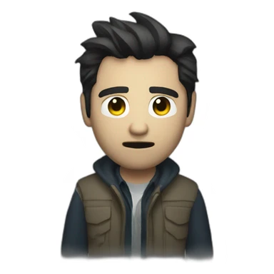 alan wake with flashlight sticker