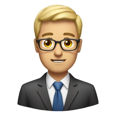 A male teacher is stress out sticker