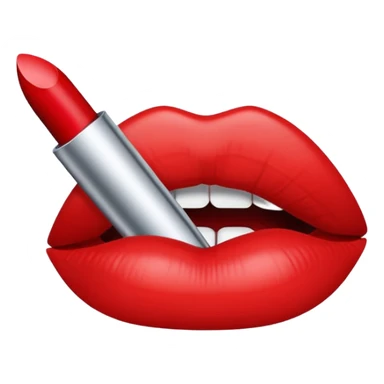 Lipstick mark sticker