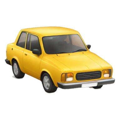 car in autumn sticker