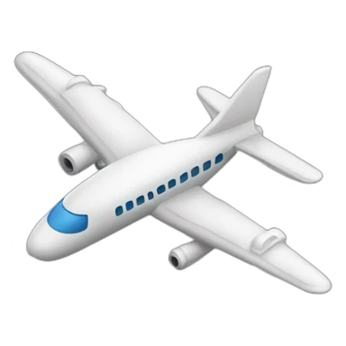Flying aeroplane  sticker