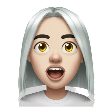 freaky billie eilish sticker