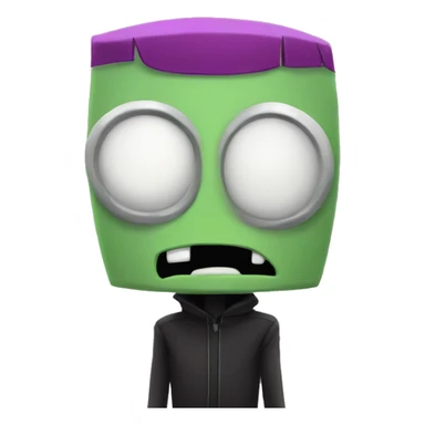invader zim sticker