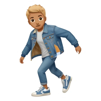 jean sneaker sticker