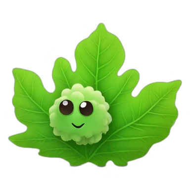 leaf sheep sea slug sticker