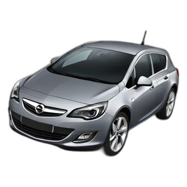 Grey Opel astra j sticker
