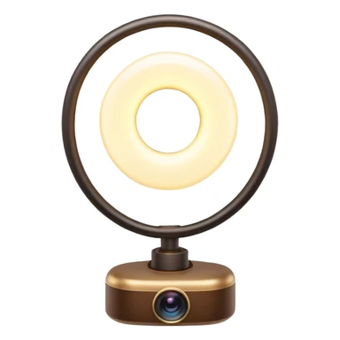 ring-shaped vlogging lamp sticker