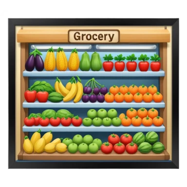 food shoping sticker