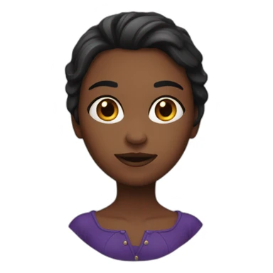 fille chauve sticker