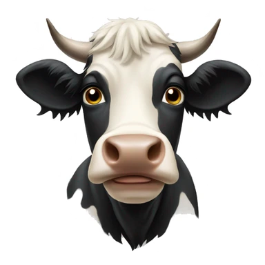 Angus cow sticker