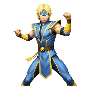 raiden mortal kombat sticker