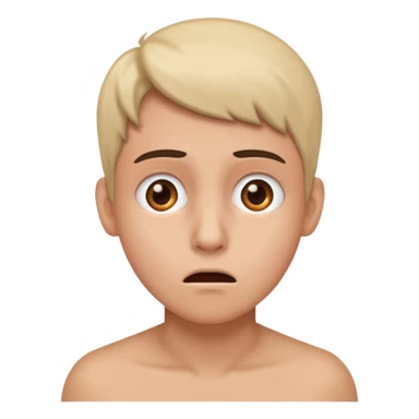 Someone scared looking on his left sticker