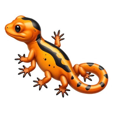 Fat salamander sticker
