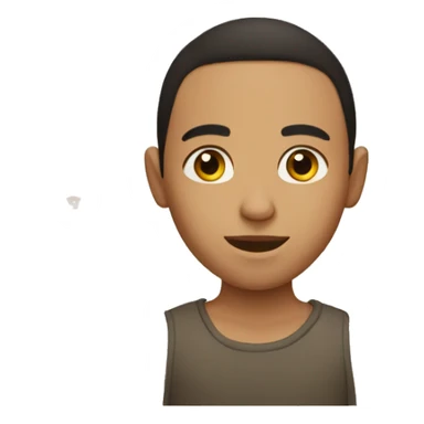 "morrocan Boy with medium length hair" sticker