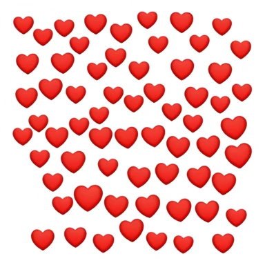 Emoji du Congo avec des cœurs sticker