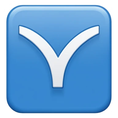 White Checkmark in blue box sticker