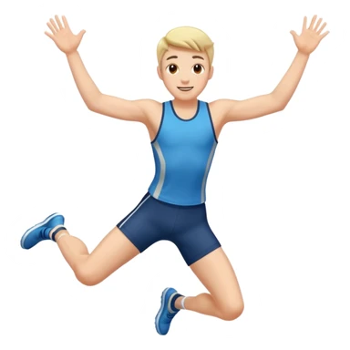 jumping with confidence sticker
