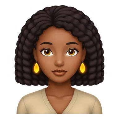 Black women aestetic sticker
