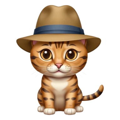 bengal cat gangster sticker