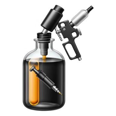 tattoo gun and ink sticker