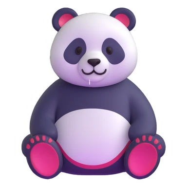 panda animal sticker