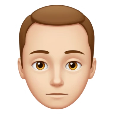 forhead with "Here" text on it sticker