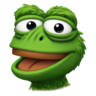 Pepe muppet sticker