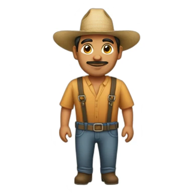 mexican farmer sticker