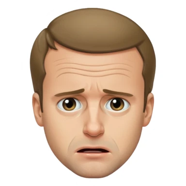 Emmanuel Macron pleure  sticker