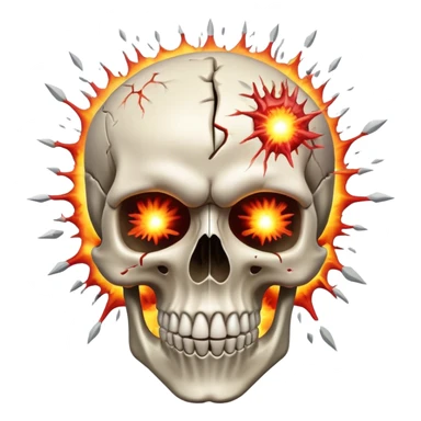 A 🤯💀 mix together and more realistic sticker