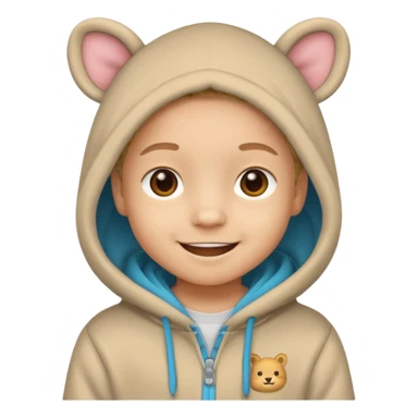 Animal Hoodie Kid sticker