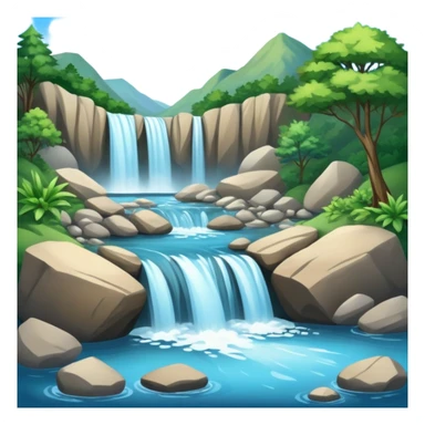 Waterfall  sticker