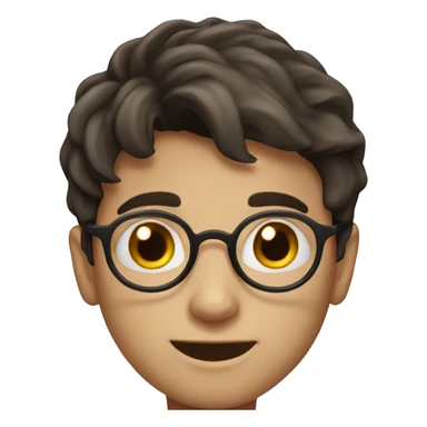 a boy looks like harry potter sticker