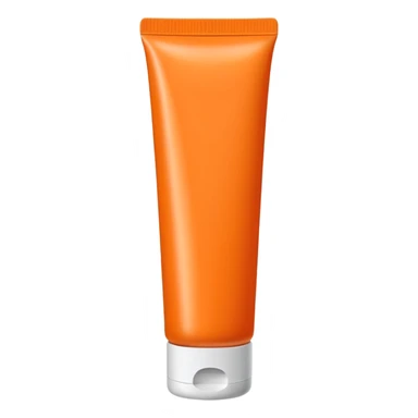full Orange-colored tube type lotion sticker