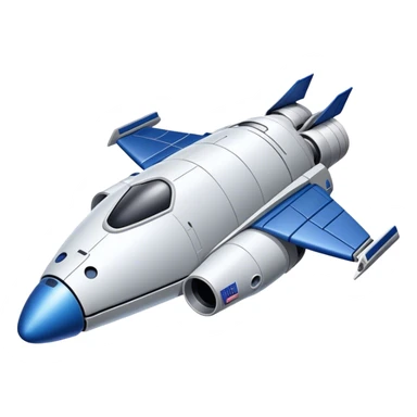 a spaceship like a cst-100 from nasa sticker