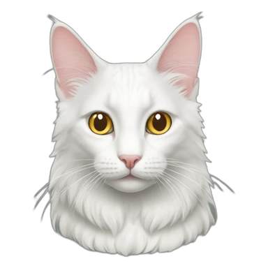 Turkish Angora Cat sticker