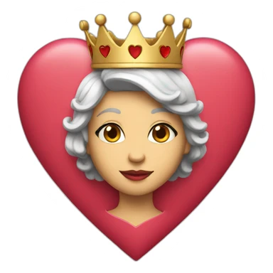 Queen Heart sticker
