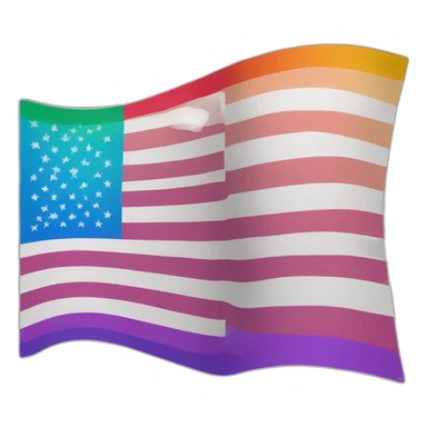 Gay flag sticker