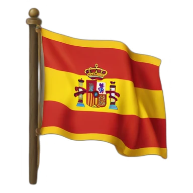 Flag of Spain (1945–1977) sticker