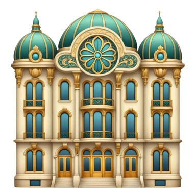 art nouveau architecture aesthetic sticker