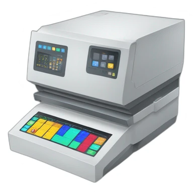 Finicial analyzer machine sticker