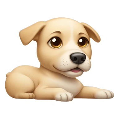 Pregnant dog  sticker