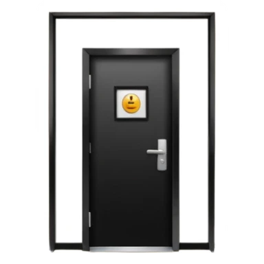 hotel room door modern hallway sticker