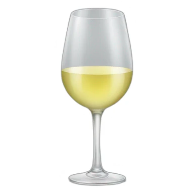 Glass of white wine sticker
