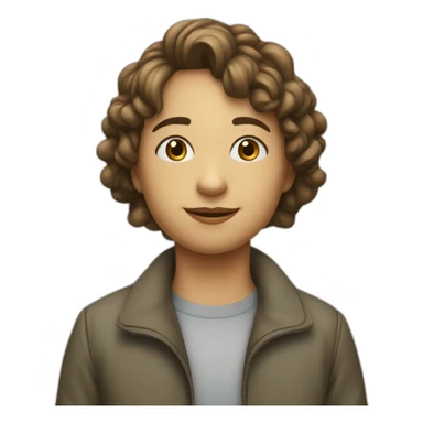 Une petite personne à côté d'une grande personne sticker