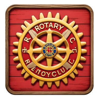 Rotary Club sign sticker