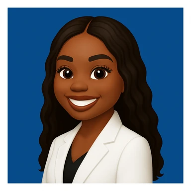 turn the second man in emoji style of the 1st image, match the facial features and match dressing style of the 2nd image, she is wearing white suit side pose sticker