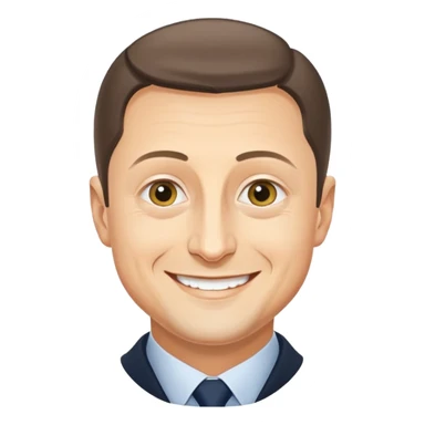 Happy Vladimir Zelensky sticker