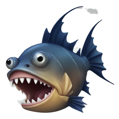 angler fish sticker